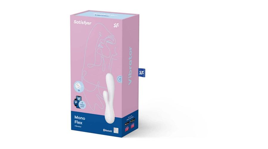 SATISFYER Mono Flex okos, akkus, vízálló vibrátors SATISFYER Mono Flex okos, akkus, vízálló vibrátors